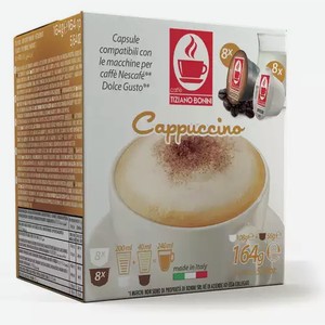 Кофе в капсулах BONINI CAPPUCCINO DOLCE GUSTO 16шт, , ,