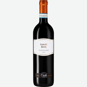 Вино CIELO SANTE RIVE Бардолино красное сухое, 0.75л, Италия, 0.75 L