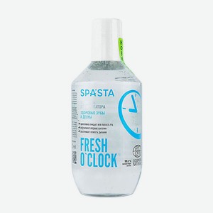 SPA*STA Натуральный ополаскиватель для ирригатора Fresh o’clock Здоровые зубы и десны 400