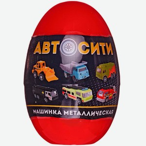 Машинка Abtoys «Спецтехника» Пожарные машины 1:64 в яйце