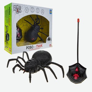 Игрушка электромеханическая на радиоуправлении 1Toy RoboLife «Робо-паук» со световыми и звуковыми эффектами