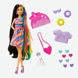 Кукла Barbie Брюнетка с аксессуарами для волос