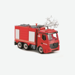 Пожарная машина-конструктор Funky toys со светом, звуком и водой 1:12