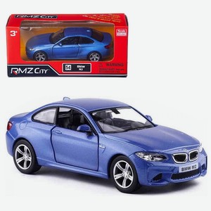 Легковой автомобиль Uni-Fortune «RMZ BMW M2 Coupe with Strip» металлический, инерционный 1:36, синий