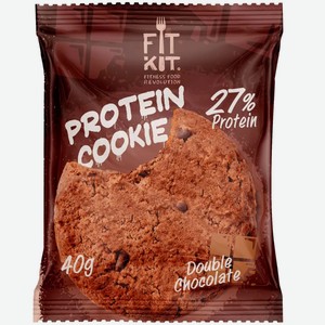 Печенье FIT KIT Protein Cookie Двойной шоколад 40г