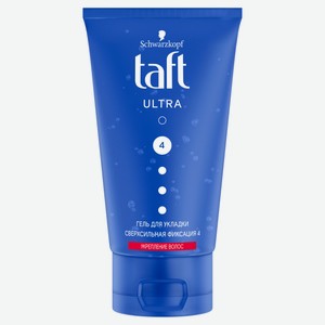 Гель для укладки волос «Тафт» Ultra укрепление волос сверхсильная фиксация 4, 150 мл