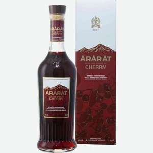 Спиртной напиток на основе армянского коньяка Арарат со вкусом Вишни 30 % алк., Армения, 0,5 л