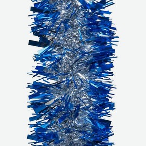 Гирлянда мишура Morozco М0831 Морозко-2 цвет: синий серебро, 200 м