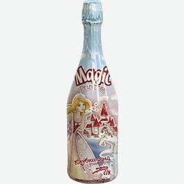 Газированный Напиток Магия Принцессы, Со Вкусом Клубничный Лимонад, 0,75 Л
