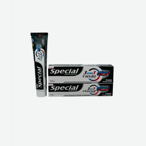 Спешиал / Special - Зубная паста для полости рта 3в1 с углем Charcoal 100 г