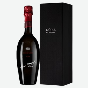 Игристое вино Cava Nuria Claverol Homenatge Extra Brut в подарочной упаковке 0.75 л.