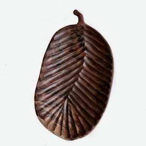 VICTORIA S WOODS Блюдо из цельного дерева Nature Leaf 1