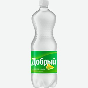 Напиток безалкогольный ДОБРЫЙ Лимон - Лайм ПЭТ, Россия, 1 L