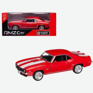 Легковой автомобиль Uni-Fortune «RMZ City Chevrolet Camaro» металлический с открывающимися дверьми 1:32, красный