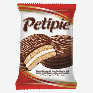 Печенье Petipie в шоколадной глазури с начинкой 21 г
