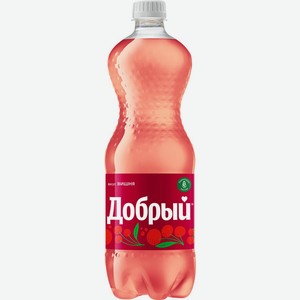 Напиток безалкогольный ДОБРЫЙ Вишня ПЭТ, Россия, 1 L