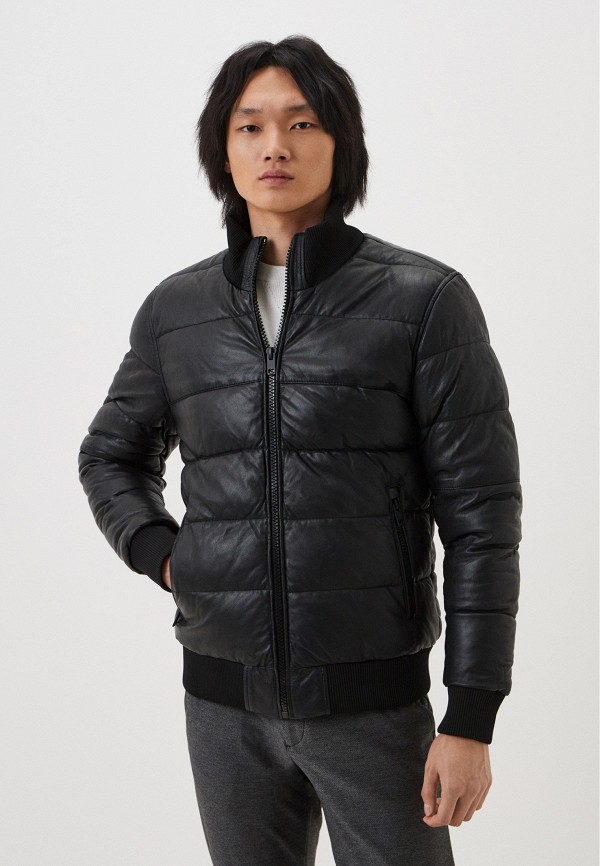 Куртка кожаная утепленная Urban Fashion for Men MP002XM0V91P
