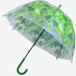 Зонт Мультидом «Листья» полуавтомат 80 см