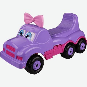 Каталка-машинка Весёлые гонки фиолетовая