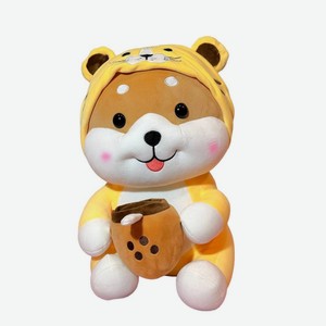 Мягкая игрушка Soft Plush Собачка в костюме тигра 50 см