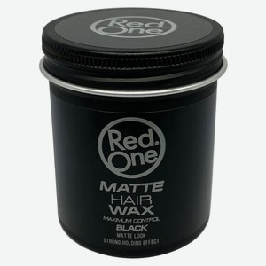 Гель воск для волос RedOne Mat wax look Black, 100 мл