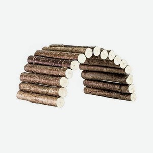 Мостик для грызунов ZOOBALOO из натуральных веточек лесного ореха 15х30 см