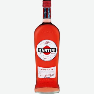 Напиток ароматизированный MARTINI Rosato виноградосодерж. из виноград. сырья роз. сл., Италия, 1 L