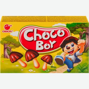 Печенье ORION Choco Boy бисквит с шоколадом, Россия, 45 г