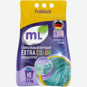 Стиральный порошок ML Extra Color концентрат 2.4кг