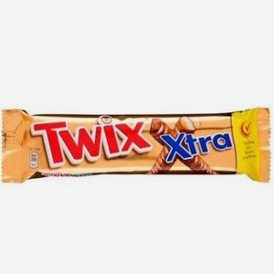 Шоколадный батончик Twix Extra с карамелью, покрытое молочным шоколадом 82 гр