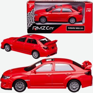Легковой автомобиль Uni-Fortune «RMZ City Subaru» металлический 1:43, красный