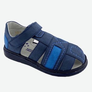 Туфли летние дошкольные для мальчиков Bumi, синие (29)