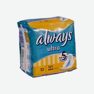 Прокладки <Always Ultra> Лайт 10шт Венгрия