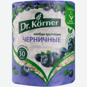 Хлебцы DR KORNER Злаковый коктейль черничный, Россия, 100 г