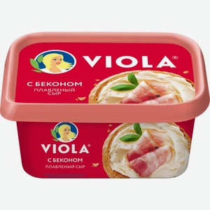 Сыр VIOLA плавленый с беконом 50% без змж, Россия, 400 г