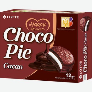 Пирожное LOTTE Choco pie какао, Россия, 336 г
