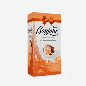 Конфеты Konti Бонжур со вкусом сливок 80 гр л