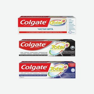 Зубная паста в асс-те COLGATE Total 12, 75 мл