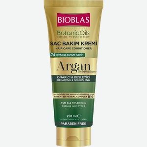 Кондиционер для волос Bioblas Botanic Oils питательный увлажняющий с аргановым маслом 250мл