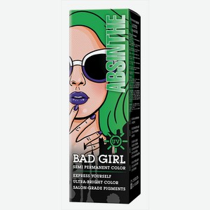 Оттеночный бальзам для волос Bad Girl Neon Absinthe неоновый зеленый 150мл