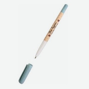 Ручка шариковая Be Smart цвет чернил синий, коллекция «Mur-Mur», мятный
