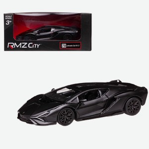 Легковой автомобиль Uni-Fortune «RMZ City Lamborghini Sian» металлический с открывающимися дверьми 1:32, черный