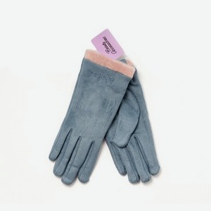 Женские перчатки Atto , голубые , M