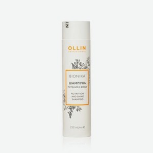 Шампунь для волос Ollin Professional Bionika   питание и блеск   250мл