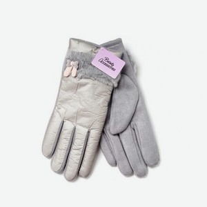 Женские перчатки Atto , Серебро , M