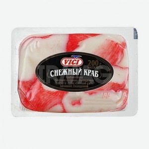 Мясо крабовое Vici Снежный краб охлажденное, 200 г 