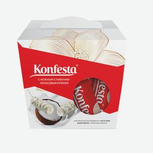 Конфеты «Konfesta» с кокосовой начинкой, «Конфеста», 150 г