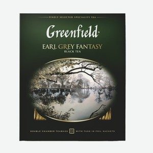 Чай «Greenfield» Earl Grey Fantasy, 100 пакетиков