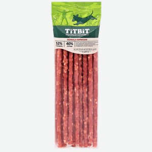 Лакомство для собак TITBIT колбаса Пармская, 80г