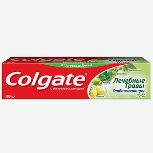 Паста зубная COLGATE®, Лечебные травы, отбеливающая, 100мл